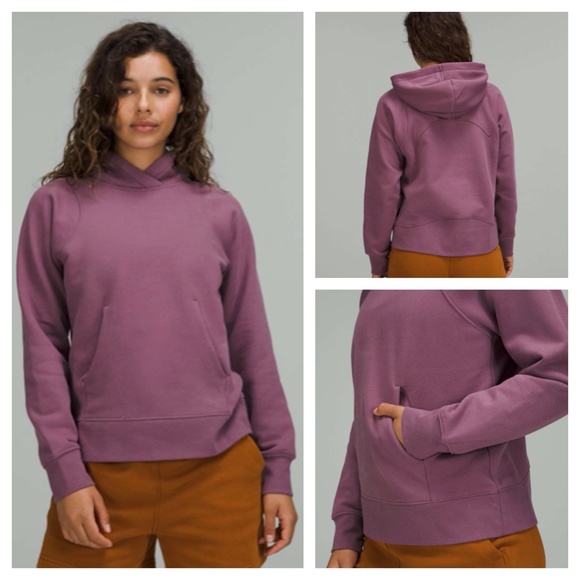 Lululemon Loungeful Hoodie Sweatshirt Vintage Plum Full Length soft Fleece sz 6 - Picture 2 of 11